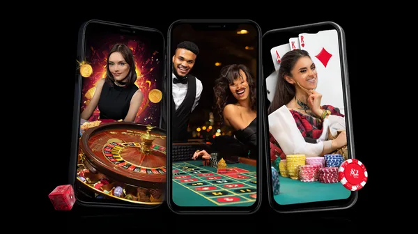 AH99 Mobile App — Your complete hub for casino and sports A man focused on his laptop with live stats in the background, highlighting the dedicated sports and gaming features of the AH99 mobile app.
